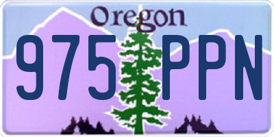 OR license plate 975PPN