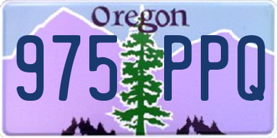 OR license plate 975PPQ