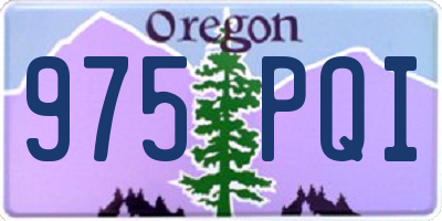 OR license plate 975PQI