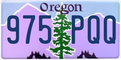 OR license plate 975PQQ