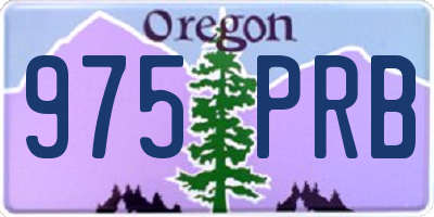 OR license plate 975PRB