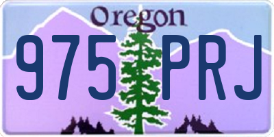 OR license plate 975PRJ