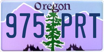 OR license plate 975PRT