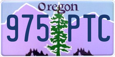 OR license plate 975PTC