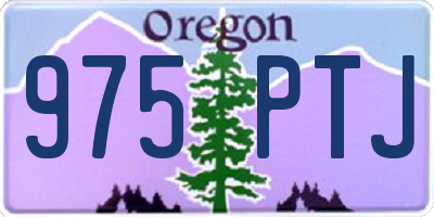 OR license plate 975PTJ