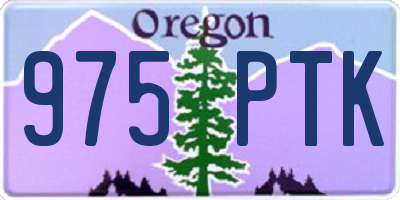 OR license plate 975PTK