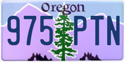OR license plate 975PTN