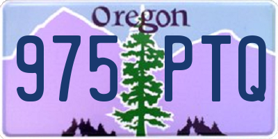 OR license plate 975PTQ