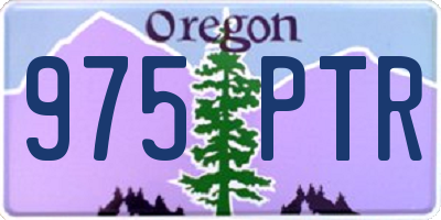 OR license plate 975PTR