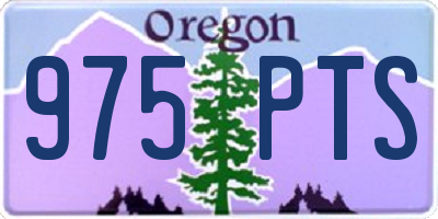 OR license plate 975PTS