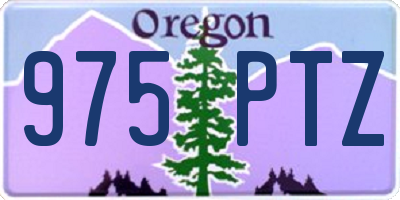 OR license plate 975PTZ