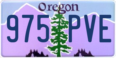 OR license plate 975PVE