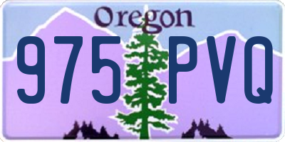 OR license plate 975PVQ