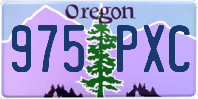 OR license plate 975PXC