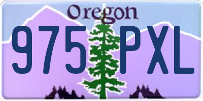 OR license plate 975PXL