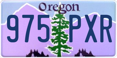 OR license plate 975PXR