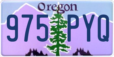 OR license plate 975PYQ
