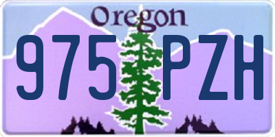 OR license plate 975PZH
