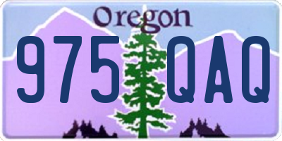 OR license plate 975QAQ