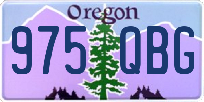OR license plate 975QBG
