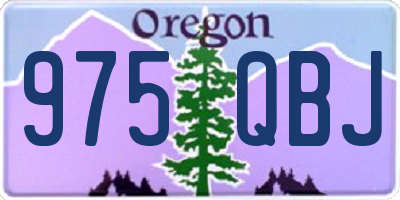 OR license plate 975QBJ