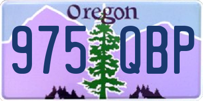 OR license plate 975QBP