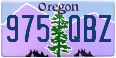 OR license plate 975QBZ