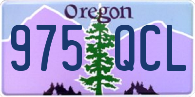 OR license plate 975QCL