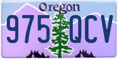 OR license plate 975QCV