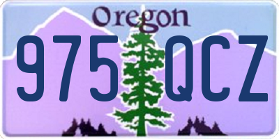 OR license plate 975QCZ
