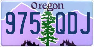 OR license plate 975QDJ