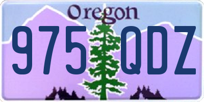 OR license plate 975QDZ