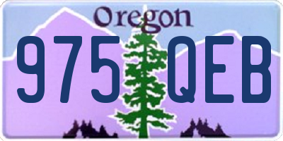 OR license plate 975QEB