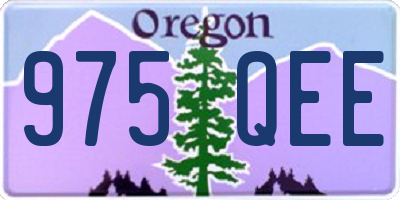 OR license plate 975QEE