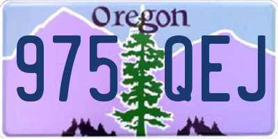 OR license plate 975QEJ