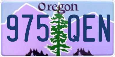 OR license plate 975QEN