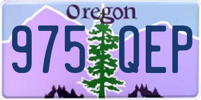 OR license plate 975QEP
