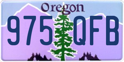 OR license plate 975QFB