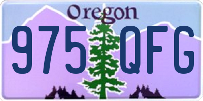 OR license plate 975QFG