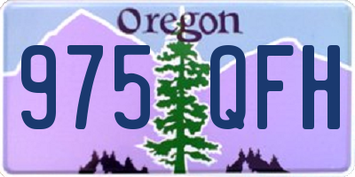 OR license plate 975QFH