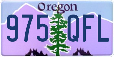 OR license plate 975QFL