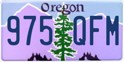 OR license plate 975QFM
