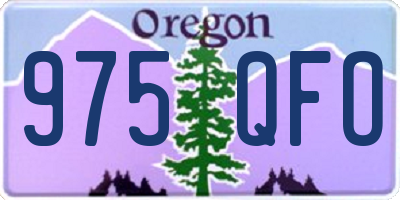 OR license plate 975QFO