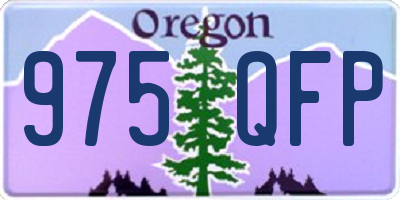 OR license plate 975QFP