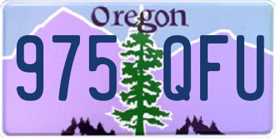 OR license plate 975QFU
