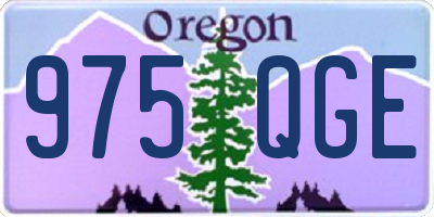 OR license plate 975QGE