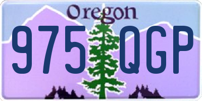 OR license plate 975QGP