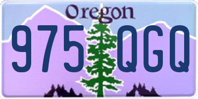 OR license plate 975QGQ