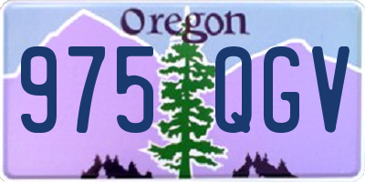 OR license plate 975QGV