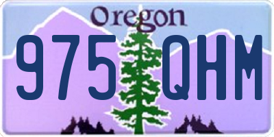 OR license plate 975QHM